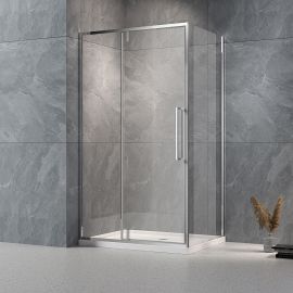 Душевой уголок Veconi Rovigo RV034-100100-01-C7 1000х1000х1950 хром стекло прозрачное_