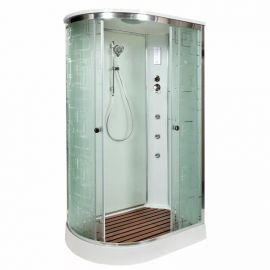 Душевая кабина Deto EM 1512 R с гидромассажем и электрикой_