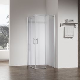 Душевой уголок Veconi Rovigo RV50CH-100100-01-C8 1000х1000х1950 хром стекло прозрачное_