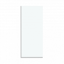 Шторка для ванны Iberica Blanca Mod.403 неподвижная прозрачная профиль хром 50х140 см_