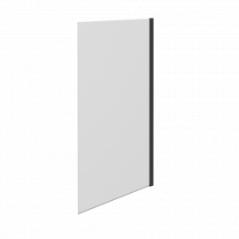 Шторка для ванны Iberica Blanca Mod.802 Wide Open поворотная тонированная профиль черный 70х150 см_