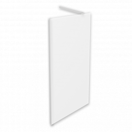 Душевая перегородка Iberica Blanca Mod.602 Walk In неподвижная матовая профиль хром 120х200 см_