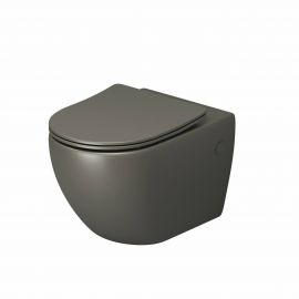 Унитаз подвесной Grossman GR-4411GSMS Color безободковый, хаки матовый_