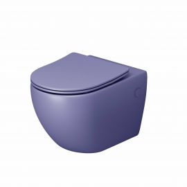 Унитаз подвесной Grossman GR-4411LIMS Color безободковый, фиолетовый матовый_