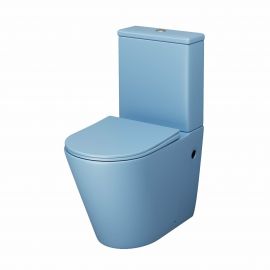 Унитаз-компакт Grossman GR-4480BSMS Color безободковый, голубой матовый_