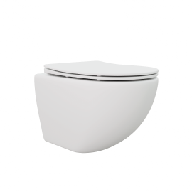 Унитаз подвесной Cerutti SPA SELLA Aria MW безободковый, белый CT9161_