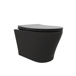 Унитаз подвесной Cerutti SPA ADIGE Aria MB матовый черный CT9246_