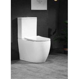 Унитаз Ceruttispa ORLTER CT9867 напольный безободковый белый_