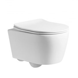 Унитаз подвесной Cerutti SPA SELLA  ARIA PP с микролифтом, белый CT9738_