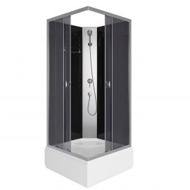 Душевая кабина Niagara Eco E90/26Q/TN/BK 900х900х2000_
