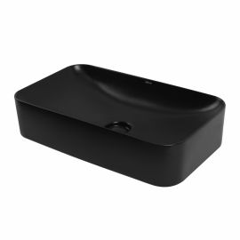 Раковина накладная ABBER Rechteck AC2204MB черная матовая_