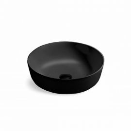 Раковина керамическая Vincea VBS-104MB, черная матовая_