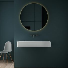 Раковина из искусственного камня Vincea VWB-6S312MW, белая матовая_