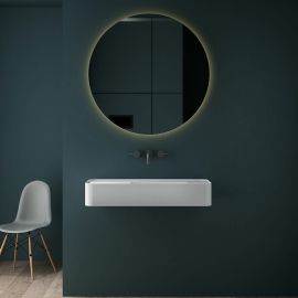Раковина из искусственного камня Vincea VWB-6S412MW, белая матовая_