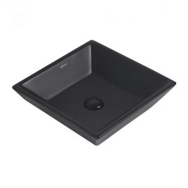 Раковина накладная ABBER Rechteck AC2214MB черная матовая_
