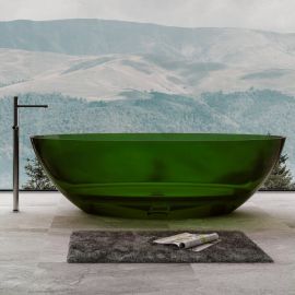 Прозрачная ванна ABBER Kristall AT9702Emerald зеленая_