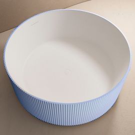 Ванна из искусственного камня ABBER Stein AS9679Blau голубая_