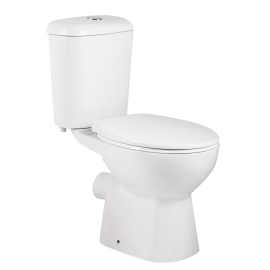 Унитаз напольный IBERICA BLANCA MUNIA IB.MUN.121.1B1 безободковый белый сиденье дюропласт soft close_