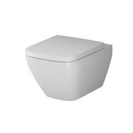 Подвесной унитаз Am.Pm Spirit V2.0 Square C701701SC FlashClean с сиденьем микролифт_