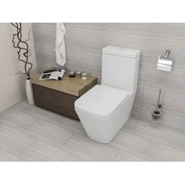 Унитаз beWash Kraft напольный безободковый с сиденьем микролифт_