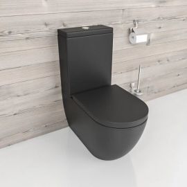 Унитаз beWash Lusso напольный безободковый с сиденьем микролифт_