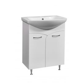 Тумба Stella Polar Волна 60 с раковиной Балтика 60_