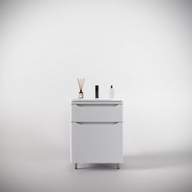 Тумба напольная Style Line El Fante Марелла 60 Люкс антискрейтч белый матовый_