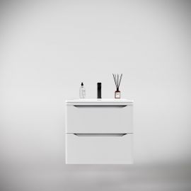 Тумба подвесная Style Line El Fante Марелла 60 Люкс антискрейтч белый матовый_