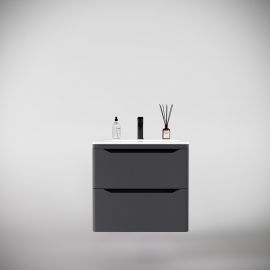 Тумба подвесная Style Line El Fante Марелла 60 Люкс антискрейтч серый_