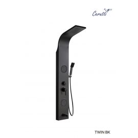 Панель душевая Ceruttispa TWIN BK CT9984_
