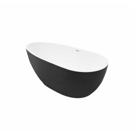 Ванна отдельностоящая Grossman Black Fly GR-1103M 160x80x60 см_