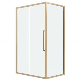 Душевое ограждение Grossman Cosmo 120.K33.02.1290.32.00 120х90х195 см золото сатин стекло прозрачное_