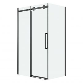Душевое ограждение Grossman Classic 120.K33.04.1280.21.00 120х80х195 см черный матовый стекло прозрачное_