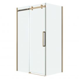 Душевое ограждение Grossman Classic 120.K33.04.1190.32.00 110х90х195 см золото сатин стекло прозрачное_