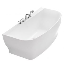 Акриловая ванна без перелива BelBagno BB74-1650-W0 1650x780x590_