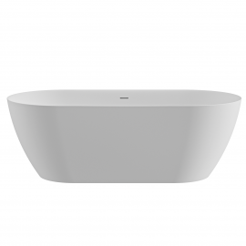 Ванна из искусственного камня Solid Surface 1700x800x575 CEZARES CZR-RELAX-170-80-57-SSB_