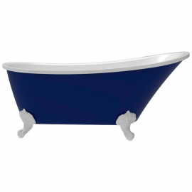 Ванна отдельностоящая акриловая Delice Vintage 162х69 синяя матовая DLR440105Bu_