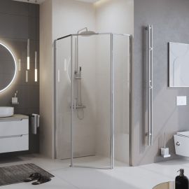 Душевой уголок BelBagno UNO-195-PH-1-100/80-C-Cr_
