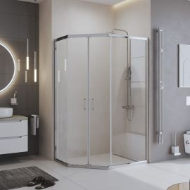 Душевой уголок BelBagno UNO-195-PH-2-100/80-C-Cr_