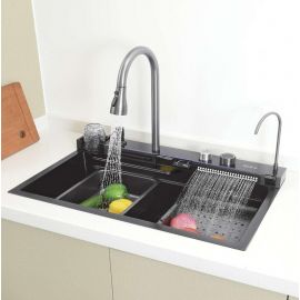 Многофункциональная кухонная мойка Ceruttispa GLORIA AB7546D-1-6_