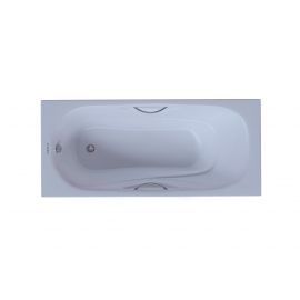 Ванна чугунная Aquatek AQ8080FH-00 ГАММА 1800x800 мм с 4-мя ножками и 2-мя ручками_