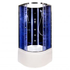 Душевая кабина AvaCan BМ4510 N LED с гидромассажем BLACK_