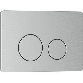 Клавиша смыва 246 х 165 мм Iberica Blanca INOX-O  хром матовый нержавеющая сталь I_