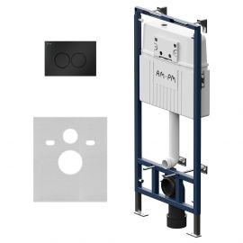 Инсталляция AM.PM MasterFit I012710.0138 для подвесного унитаза с клавишей ProC L матовый черный_