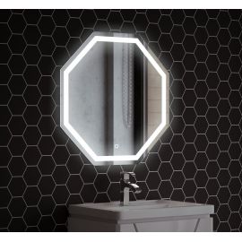 Зеркало Corozo LED Каре 700х700 8 граней сенсор_