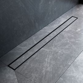 Трап для душа линейный AM.PM MasterFlow W01SC-U11-090-04BM универсальный затвор Tile 90 см_