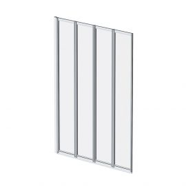 Душевая шторка на ванну AM.PM Like W80BS-100-140CT 100х140 см поворотно-складная_