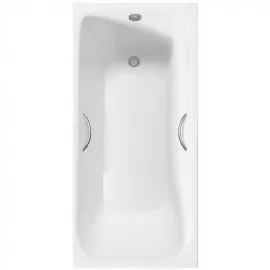 Ванна чугунная Delice Continental PLUS 170х70 с отверстиями под ручки с ножками_