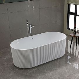 Ванна акриловая Vincea VBT-426-1700 1700х800х580 цвет белый щелевой перелив_