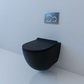 Унитаз подвесной Esbano GARCIA Matt Black_